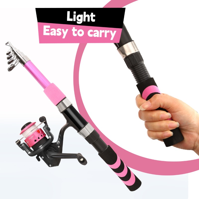 Fishing Rod Spinning - Zestaw wędkarski dla dzieci, dorosłych i