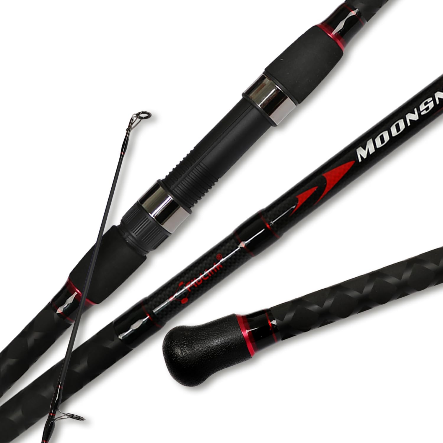 Fishing Rod Surf - Wędka spinningowa grafitowa, podróżna, dwuczęściowa lub