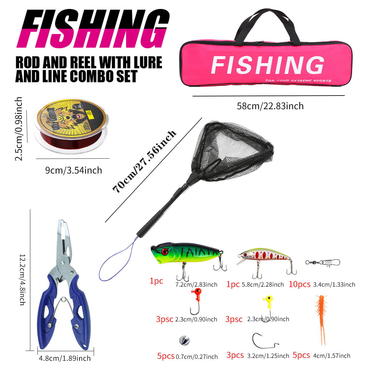 Kompletny zestaw wędkarski z t – Fishing Rod Spinning recenzja i cena